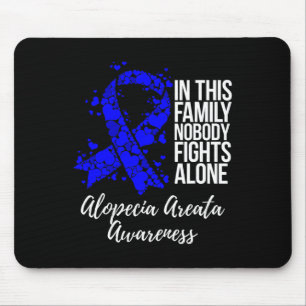 Support Alopecia Areata Awareness Mouse Pad