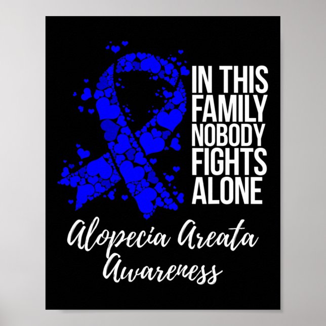 Support Alopecia Areata Awareness  Poster (Front)
