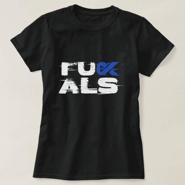 Support ALS awareness T-Shirt (Design Front)