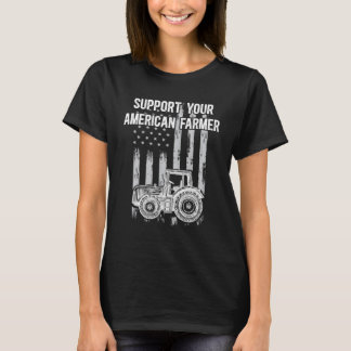 Support American Farmers Support Country Farming I T-Shirt