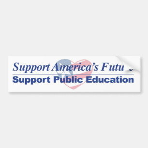 Support America's Public Schools Bumper Sticker 2