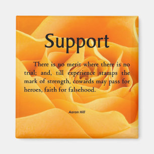 Support and Strength Magnet