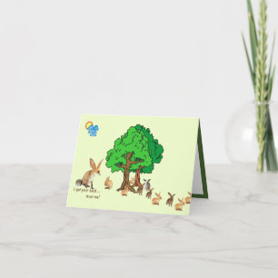 Support and testing card