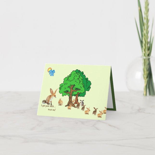 Support and testing card (Front)