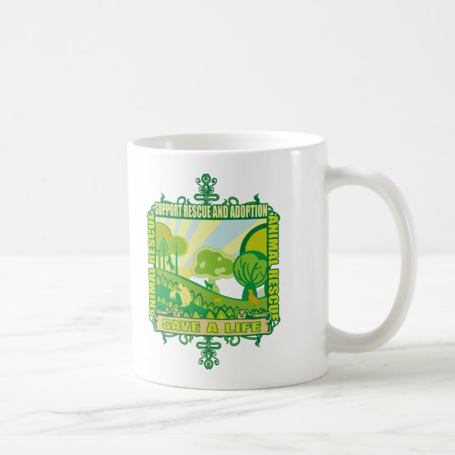 Support Animals Coffee Mug (Right)