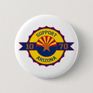 Support Arizona 6 Cm Round Badge
