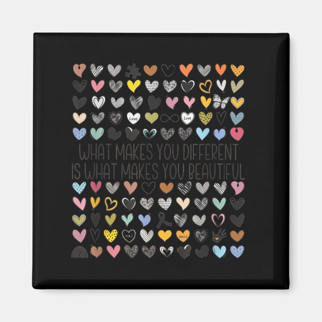 Support Autism Awareness Inclusion Advocates Magnet (Front)