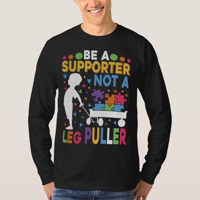 Support Autism Child Awareness Puzzle Choose Kindn T-Shirt (Front)