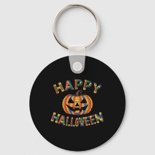 Support Autism Halloween Spooky Autistic Trick Or  Key Ring