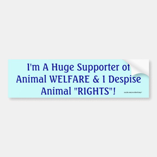 Support AW, Despise AR Bumper Sticker (Front)