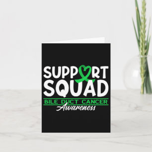 Support Awareness Squad Cholangiocarcinoma Bile Du Card
