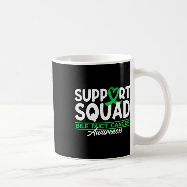 Support Awareness Squad Cholangiocarcinoma Bile Du Coffee Mug (Right)