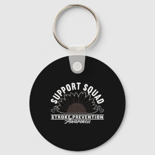 Support Awareness Squad Heart Disease Stroke Preve Key Ring