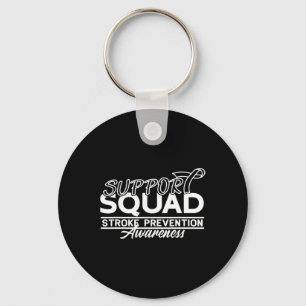 Support Awareness Squad Heart Disease Stroke Preve Key Ring