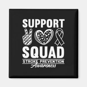 Support Awareness Squad Heart Disease Stroke Preve Magnet