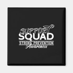 Support Awareness Squad Heart Disease Stroke Preve Magnet