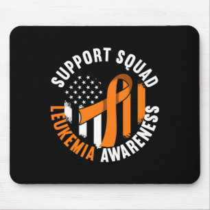 Support Awareness Squad I Blood Cells Cancer Leuke Mouse Pad