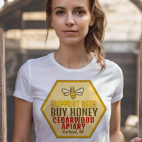 Support Bees Buy Honey Farmer's Market Bee Apiary