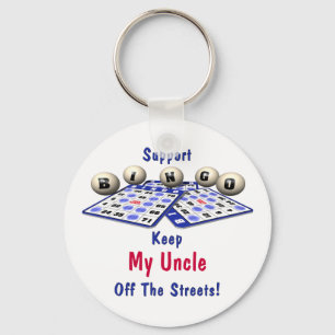 Support Bingo Key Ring