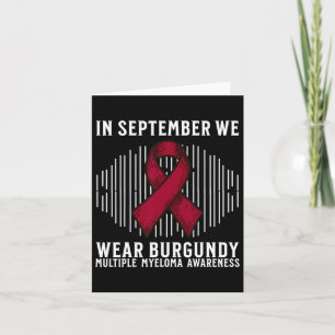 Support Blood Cancer Awareness Multiple Myeloma Aw Card