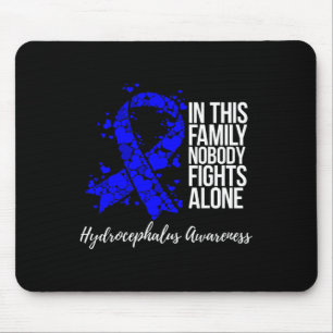 Support Blue Ribbon Hydrocephalus Awareness  Mouse Pad