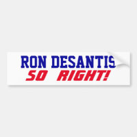 Support Campaign for Ron DeSantis So Right USA