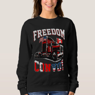 Support Canadian Truckers Freedom Convoy 2022 Usa Sweatshirt