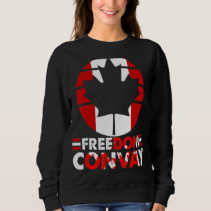 Support Canadian Truckers Freedom Convoy 2022 USA Sweatshirt