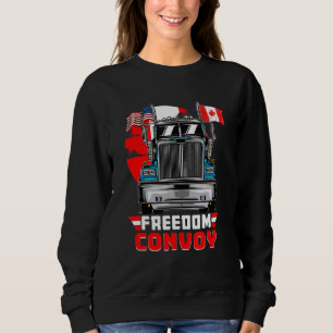 Support Canadian Truckers Freedom Convoy 2022 USA  Sweatshirt