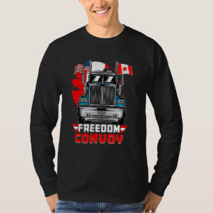 Support Canadian Truckers Freedom Convoy 2022 USA  T-Shirt