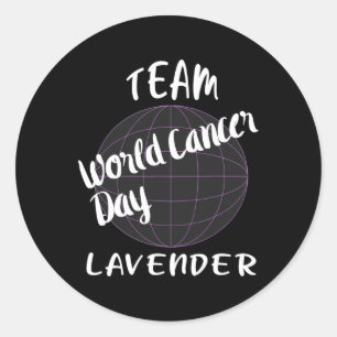 Support Cancer Survivors World Cancer Day For Wome Classic Round Sticker