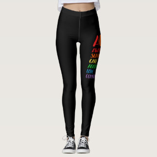 Support Care Acceptance Ally Autism Awareness Leggings