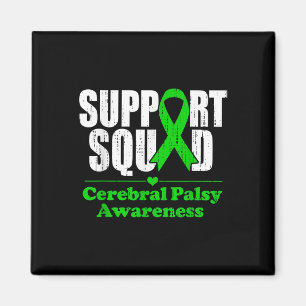 Support Cerebral Palsy Cp Awareness Month Green Ri Magnet