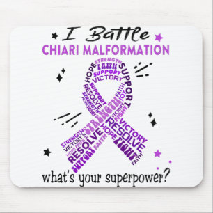 Support Chiari Malformation Warrior Gifts Mouse Pad