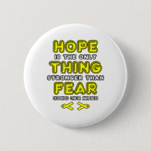 Support Childhood Cancer Awareness 3  6 Cm Round Badge