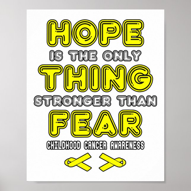 Support Childhood Cancer Awareness 3  Poster (Front)