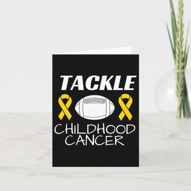 Support Childhood Cancer Awareness  Card (Front)