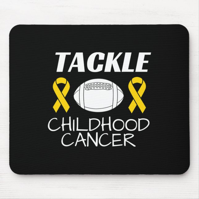 Support Childhood Cancer Awareness  Mouse Pad (Front)