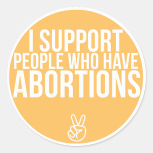 Support! Classic Round Sticker