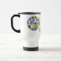 Support Community Diversity II White Travel Mug