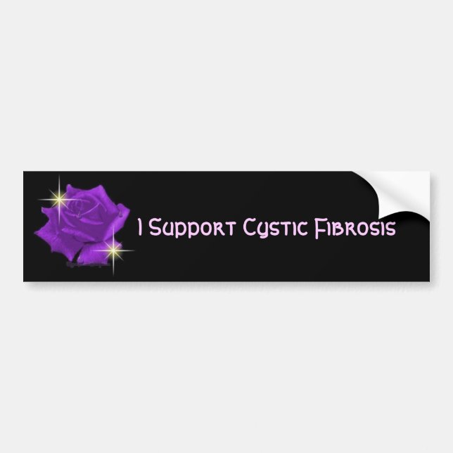 Support Cystic Fibrosis Bumper Sticker (Front)