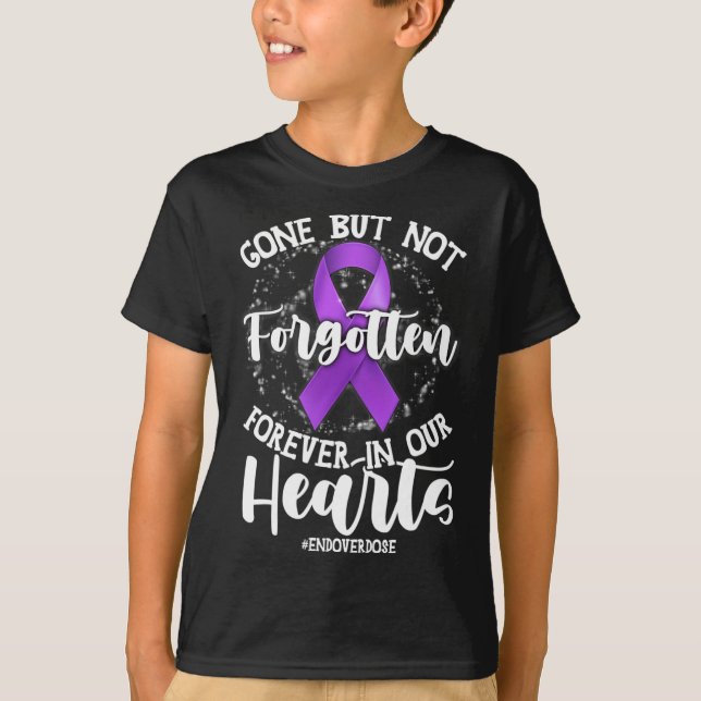 Support End Overdose Loved One Memorial Overdose A T-Shirt (Front)
