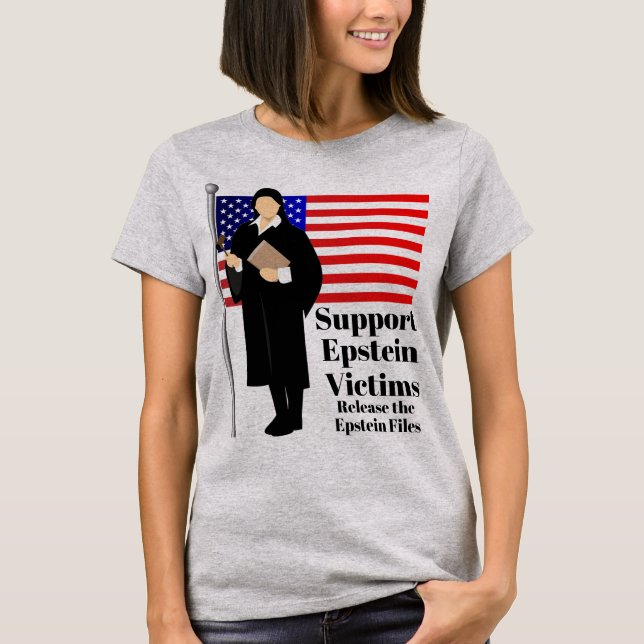 Support Epstein Victims T-Shirt (Front)