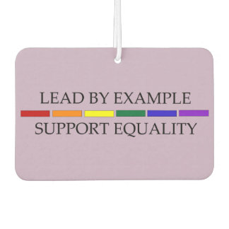 Support Equality Air Freshener (Rectangle)