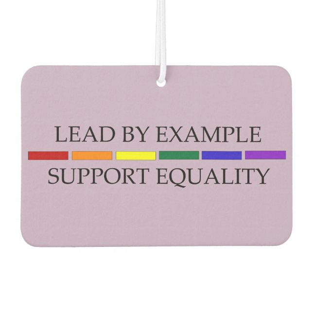 Support Equality Air Freshener (Rectangle) (Front)