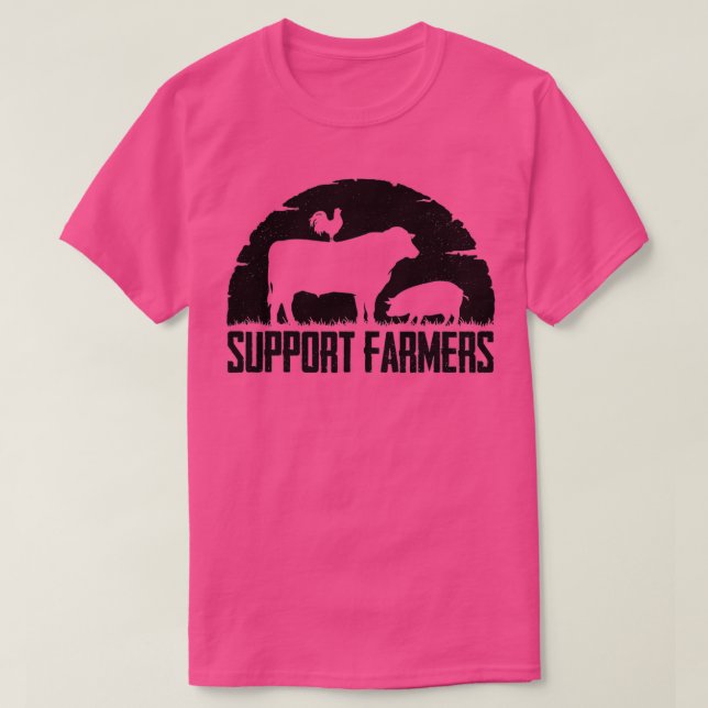 Support Farmers 1  T-Shirt (Design Front)