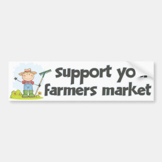 Support Farmers Market 1 Bumper Sticker