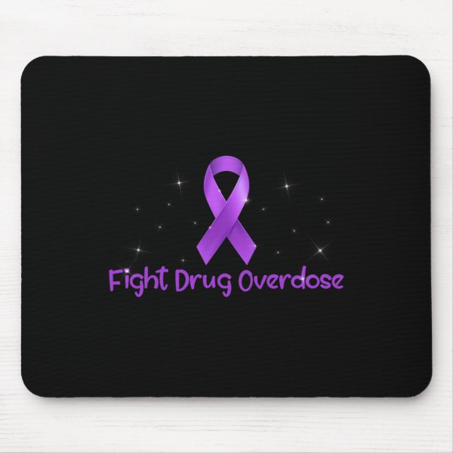 Support Fight Drug Overdose Opioid Awareness For M Mouse Pad (Front)