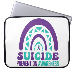 SUPPORT FOR SUICIDE AWARENESS AND PREVENTION LAPTOP SLEEVE