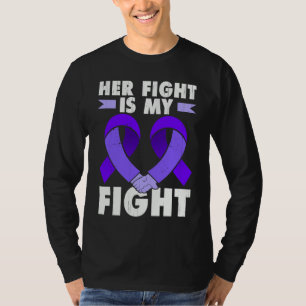 Support for victims of domestic violence purple ri T-Shirt
